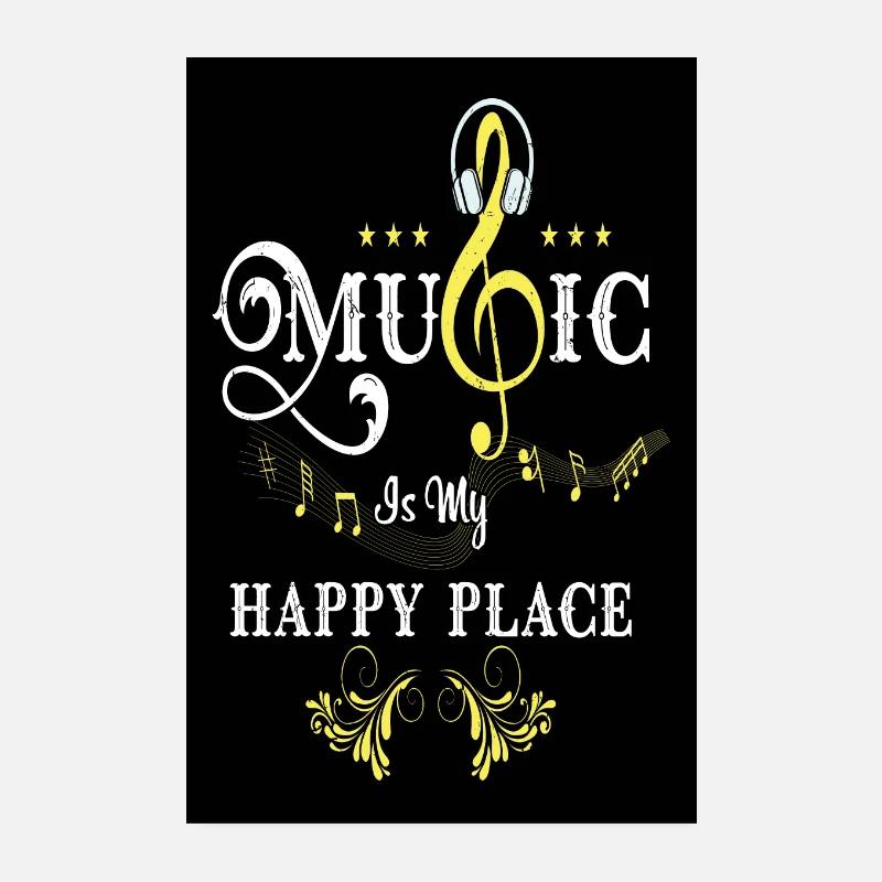 Musik Sprüche Kunst Design Geschenk Poster Poster 20x30 cm