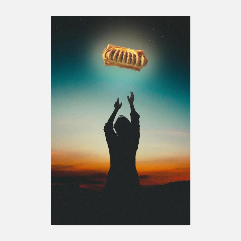 Frikandel Bun Poster Poster 8" x 12" (20x30 cm)