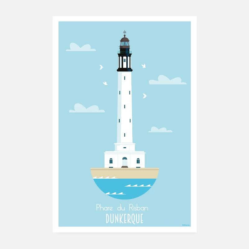 Phare de Dunkerque Poster 20 x 30 cm