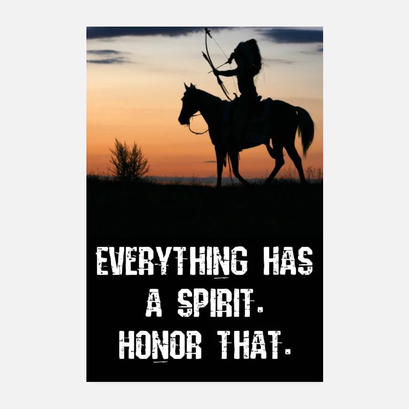 Native America Wisdom Poster 8" x 12" (20x30 cm)