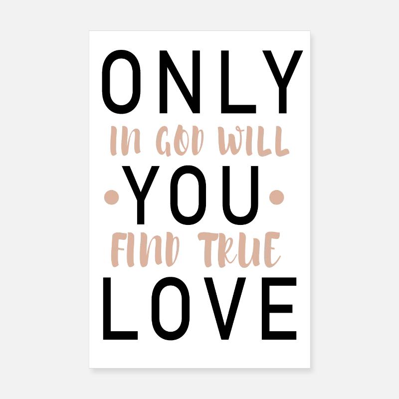 Baptism gift god quote Poster 8" x 12" (20x30 cm)