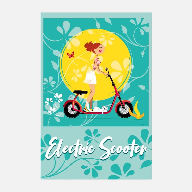 ELECTRICSCOOTER2 Poster 20 x 30 cm