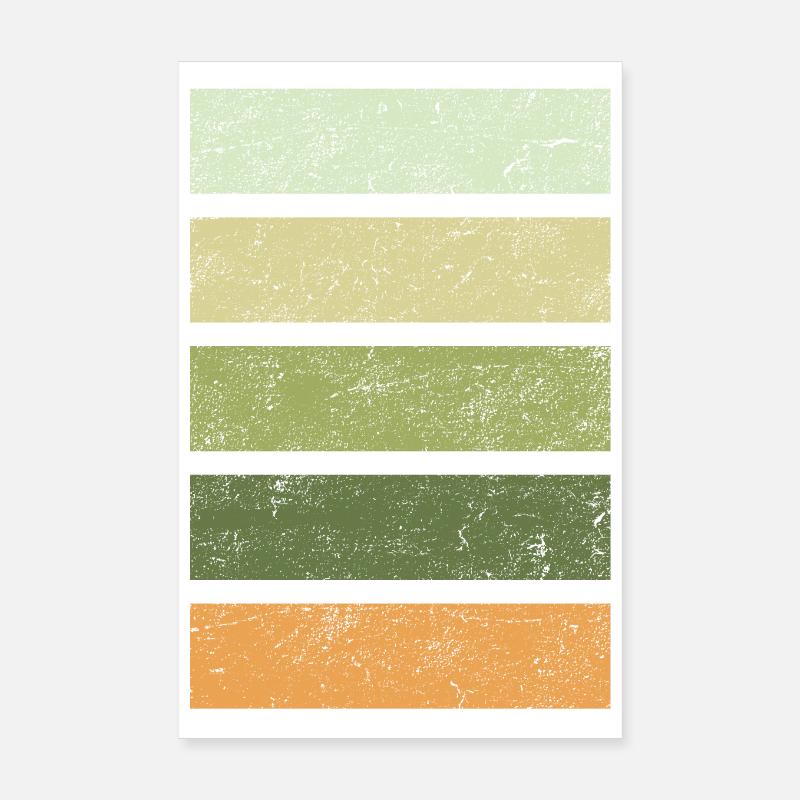 color scheme spring early spring vintage Poster 8" x 12" (20x30 cm)