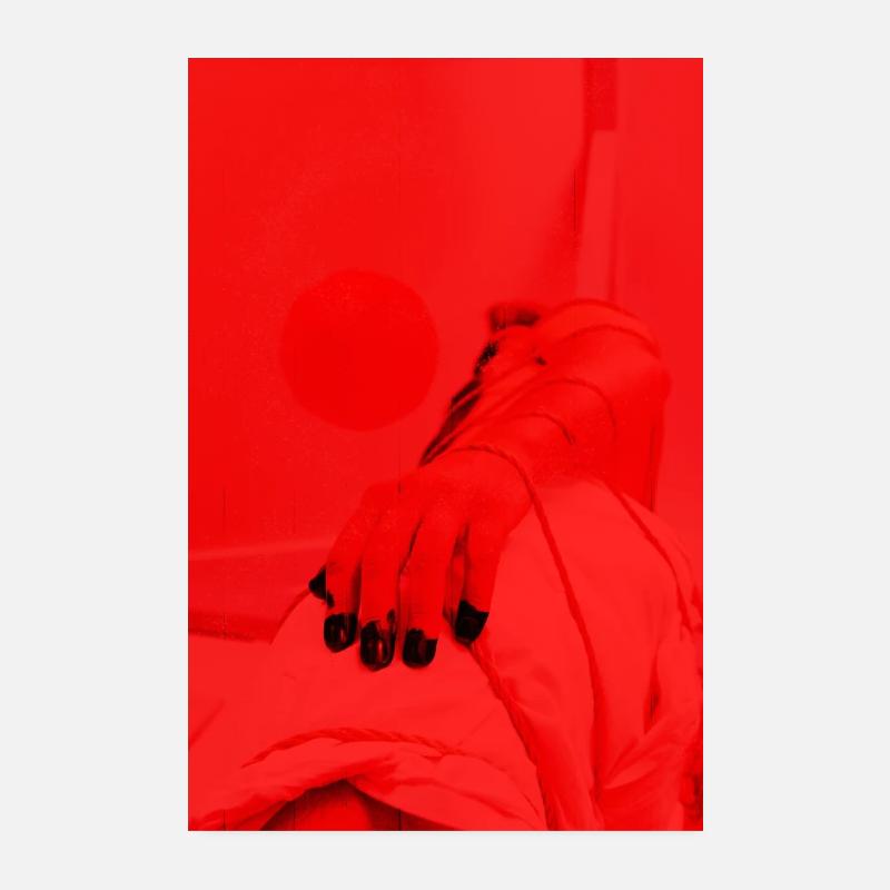 Rouge - Poster 20 x 30 cm - blanc