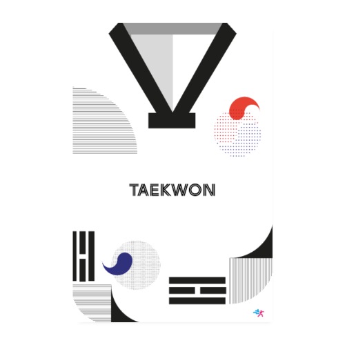 Taekwon Print - Poster 8 x 12 (20x30 cm)
