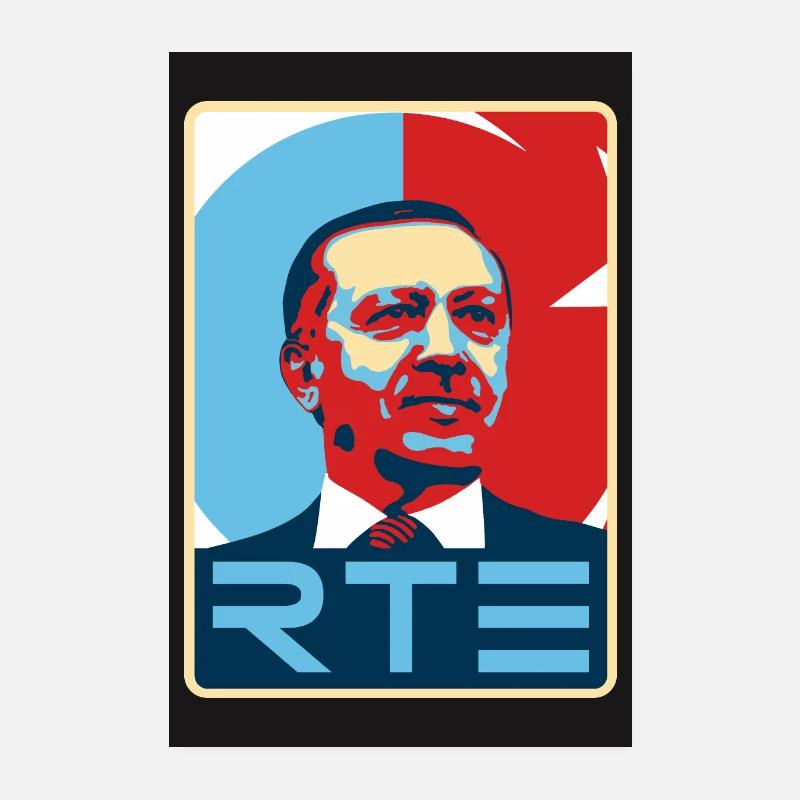 Recep Tayyip Erdoğan Poster 8" x 12" (20x30 cm)