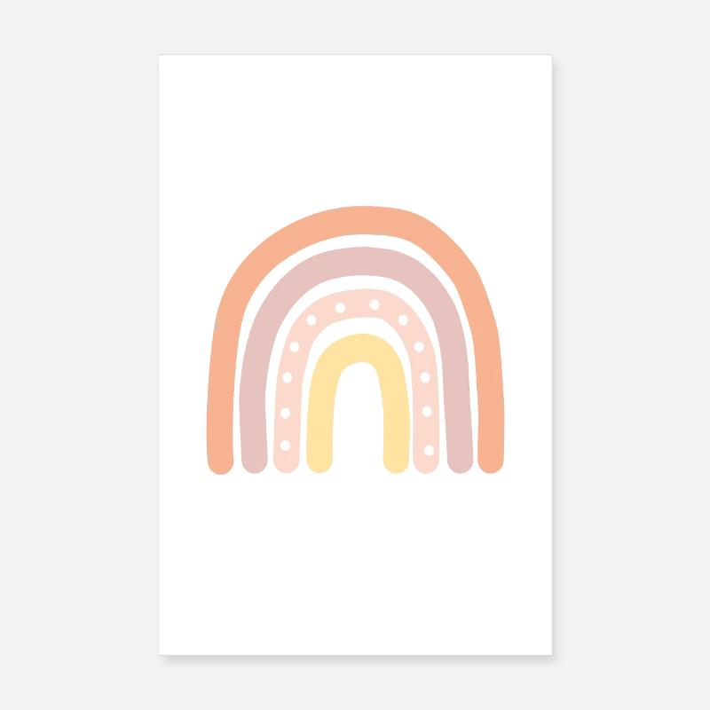 Rainbow Poster Children's Room Poster 8" x 12" (20x30 cm)