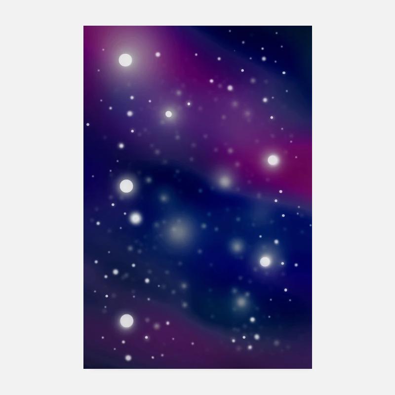 Fond bleu Poster 20 x 30 cm