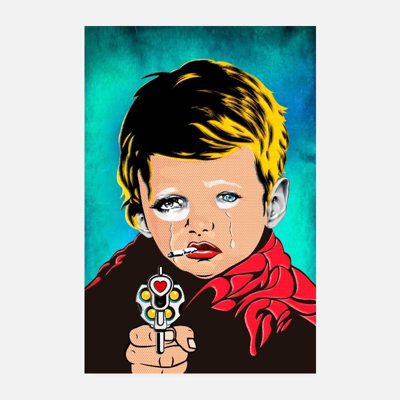 The Crying Boy Poster 20x30 cm