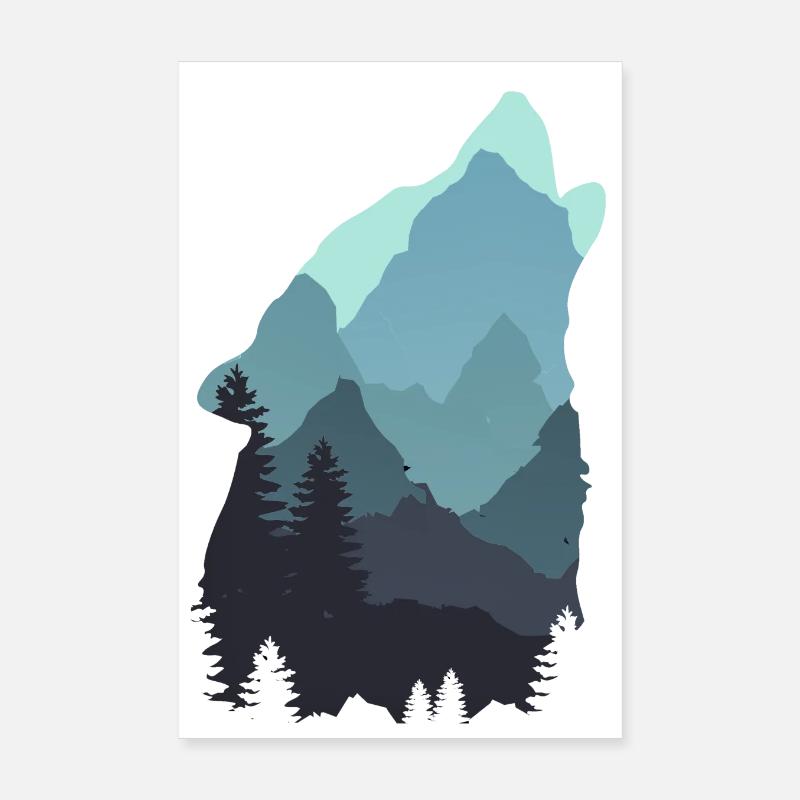 Loup Poster 20 x 30 cm