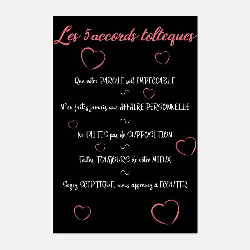 Affiche des accords toltèques n°2 Poster 20 x 30 cm