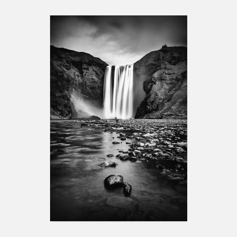 Skogafoss Municipality Poster 8" x 12" (20x30 cm)