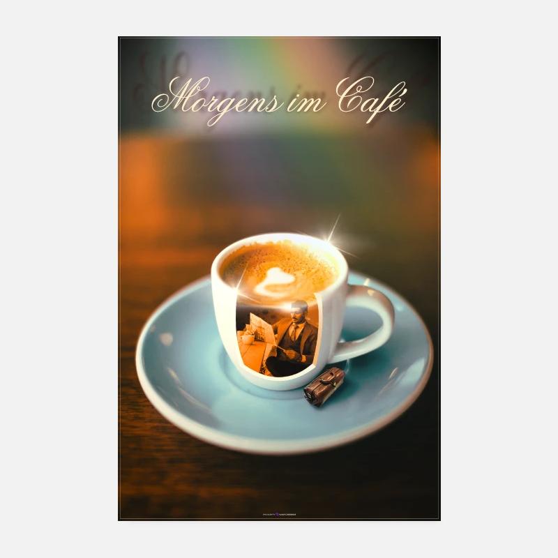 Kaffeehaus Wunder Poster 20x30 cm