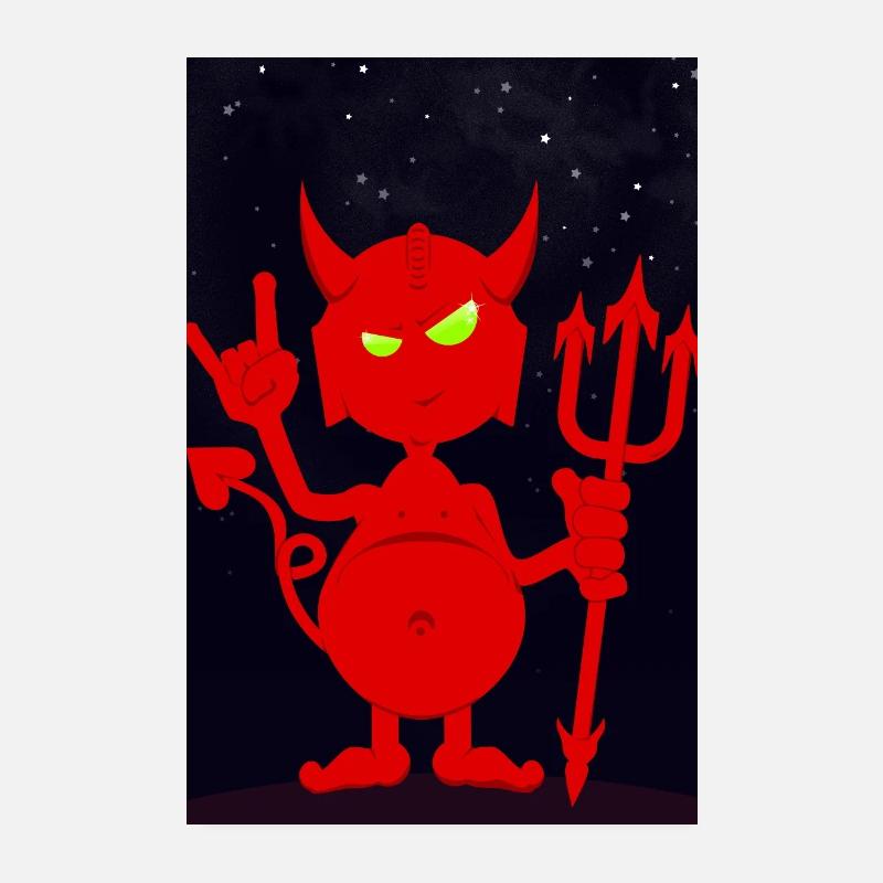 Le diable Rockt - Rock It (DDP, 2:3) Poster 20 x 30 cm
