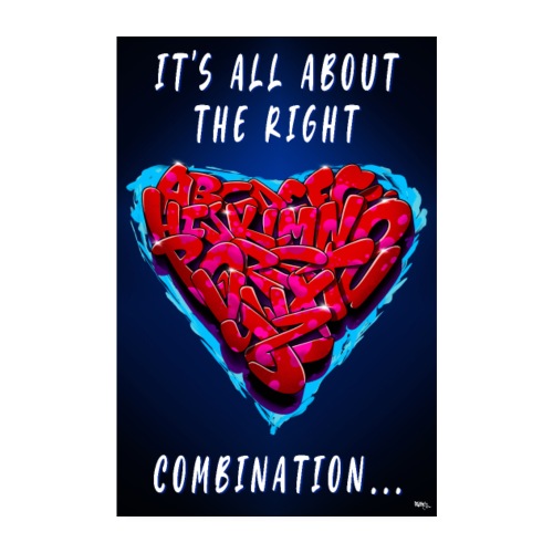 The Right Combination - Poster 20x30 cm