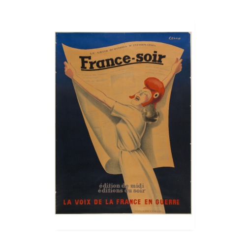 Poster France-Soir - Poster 20 x 30 cm