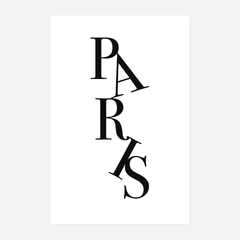 Paris Poster 8" x 12" (20x30 cm)