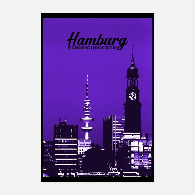 Affiche EDR de Hambourg Poster 20 x 30 cm