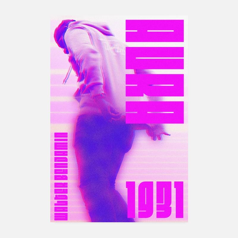 AURA - Poster 20 x 30 cm - blanc