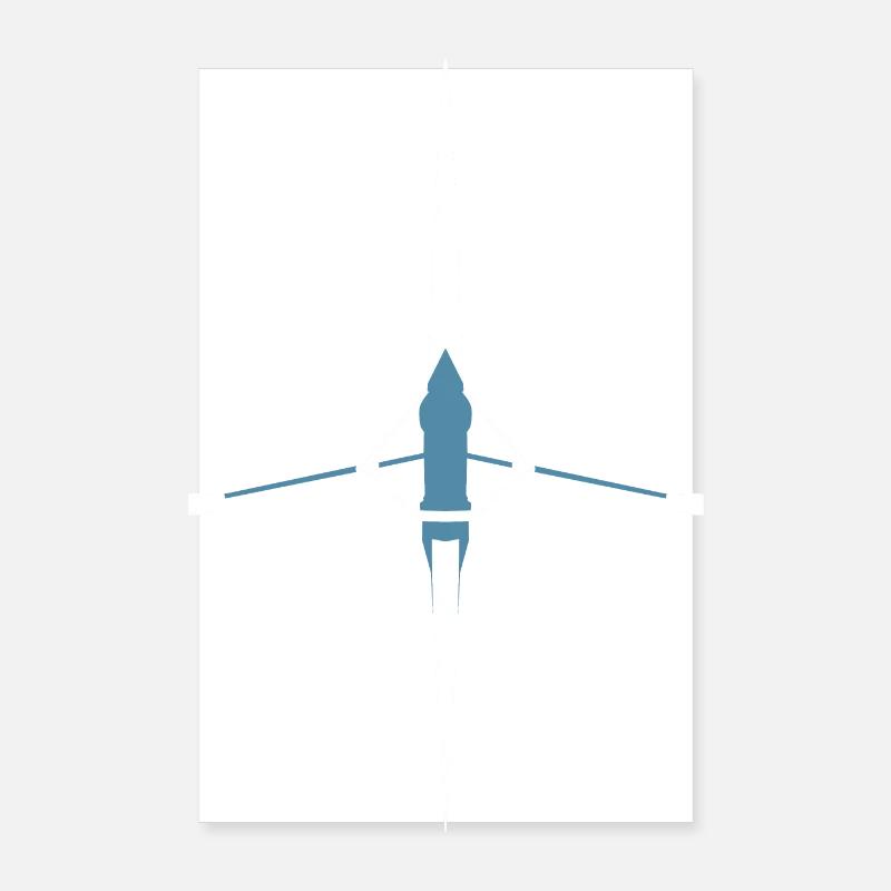 Rudern Poster 20x30 cm