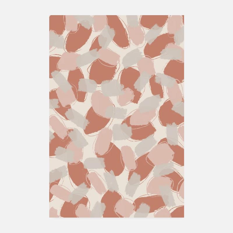 Pastel Strokes Pattern Poster 8" x 12" (20x30 cm)