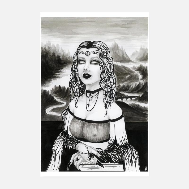 Lisa gothique Poster 20 x 30 cm