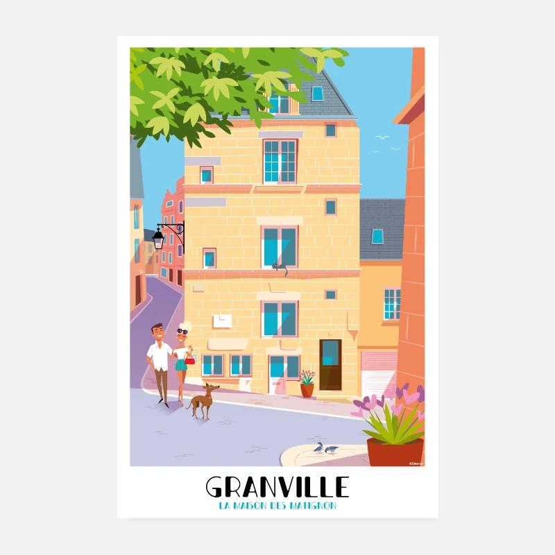 GRANVILLE - Poster 20 x 30 cm - blanc