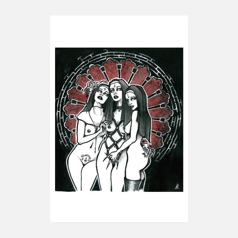 Trois sœurs Poster 20 x 30 cm