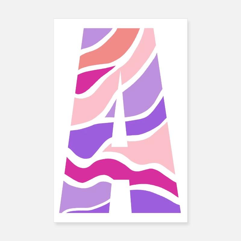 Letter A Poster 20x30 cm