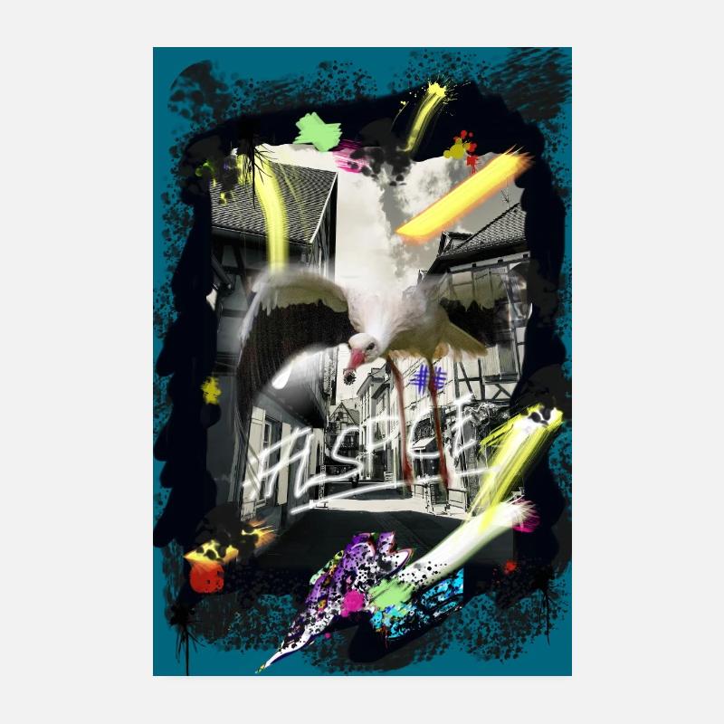 Elsässer Kunststraße22 Poster 20x30 cm