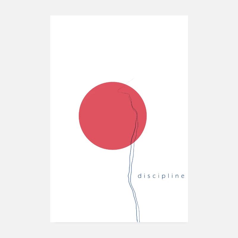 Discipline Poster Poster 8" x 12" (20x30 cm)