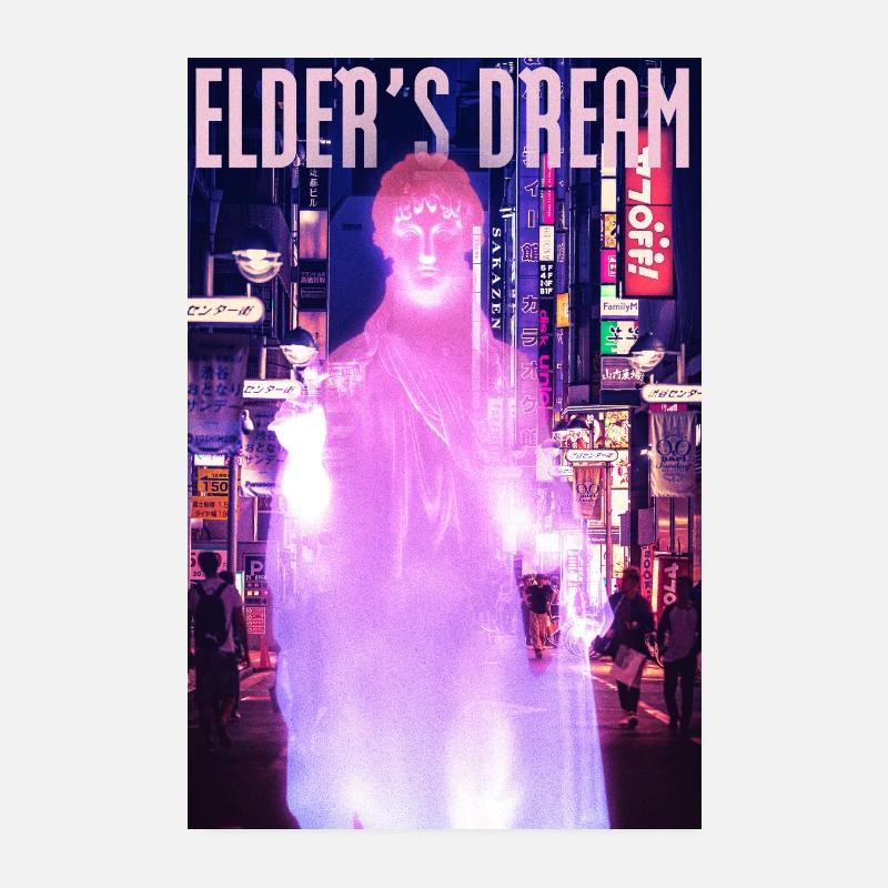 elders dream - Poster 20 x 30 cm - blanc