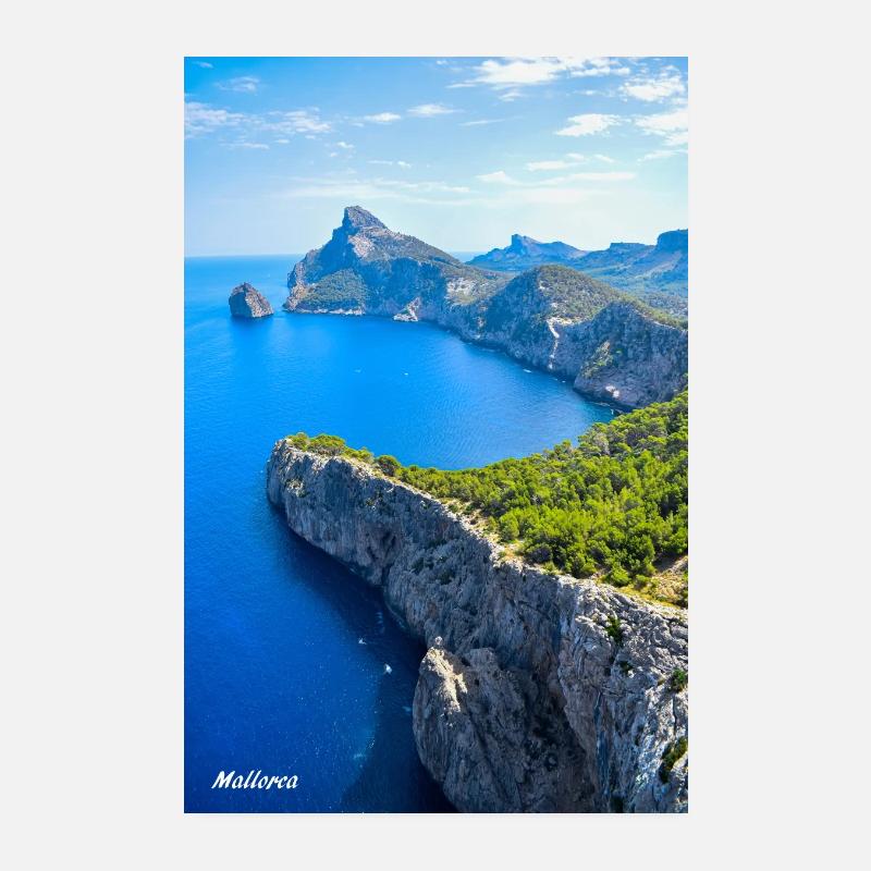 Mallorca Cap Formentor Poster 20x30 cm