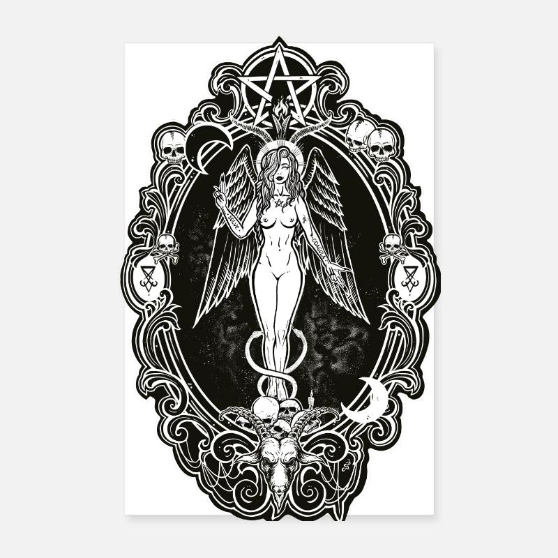 Baphomets Freundin Poster 20x30 cm