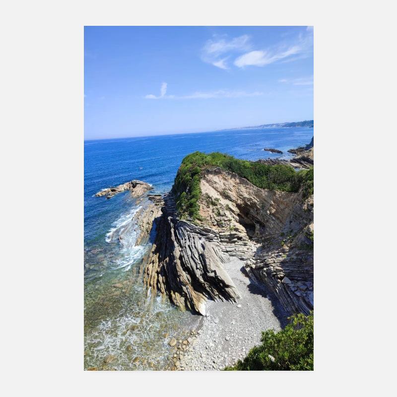 Strandlandschaft Poster 20x30 cm