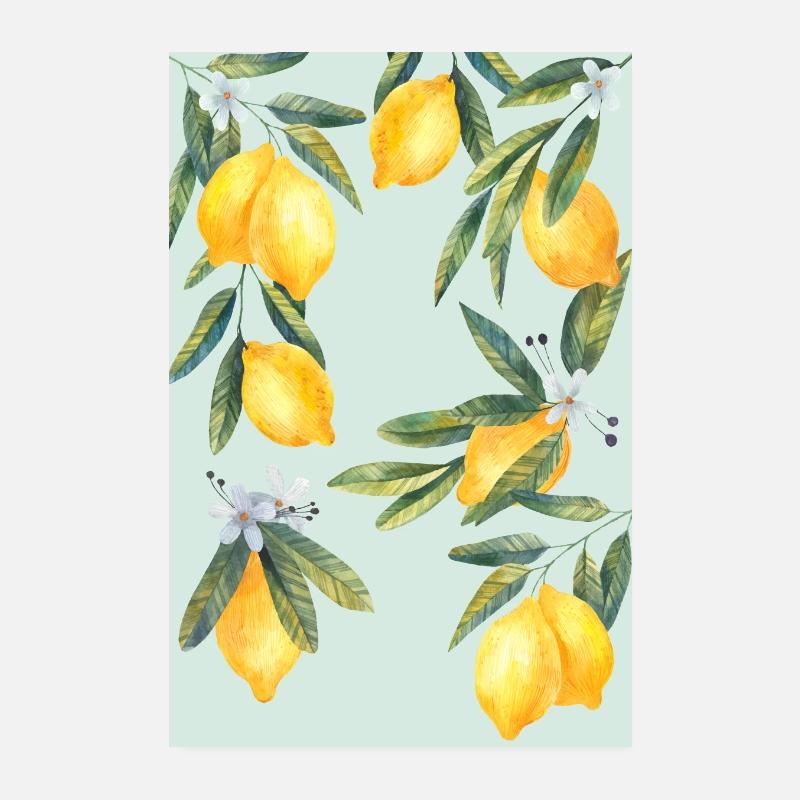 Citrons Poster 20 x 30 cm