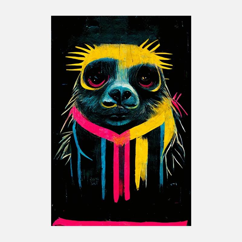 The Sloth Poster 20x30 cm