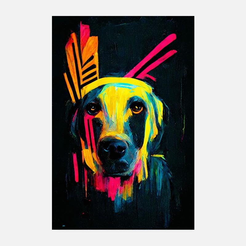 The Labrador Poster 20x30 cm