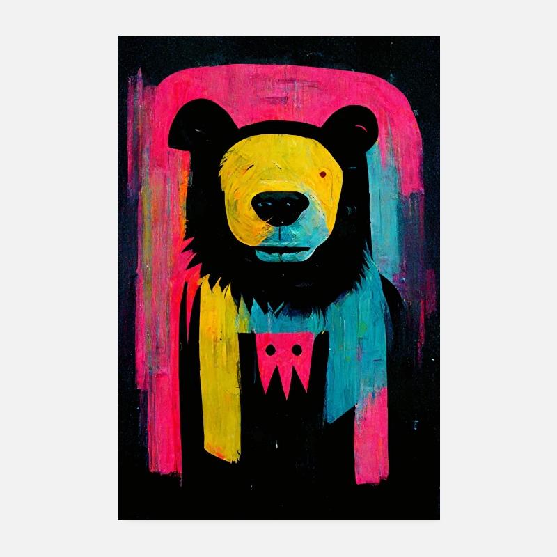 The Bear Poster 20x30 cm