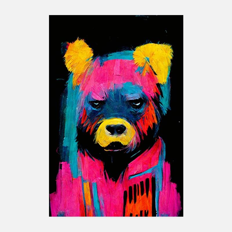 The Bear Poster 20x30 cm