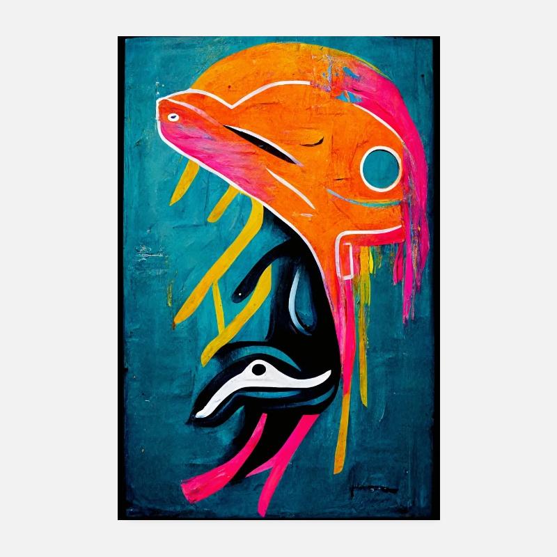 The Dolphin Poster 20x30 cm