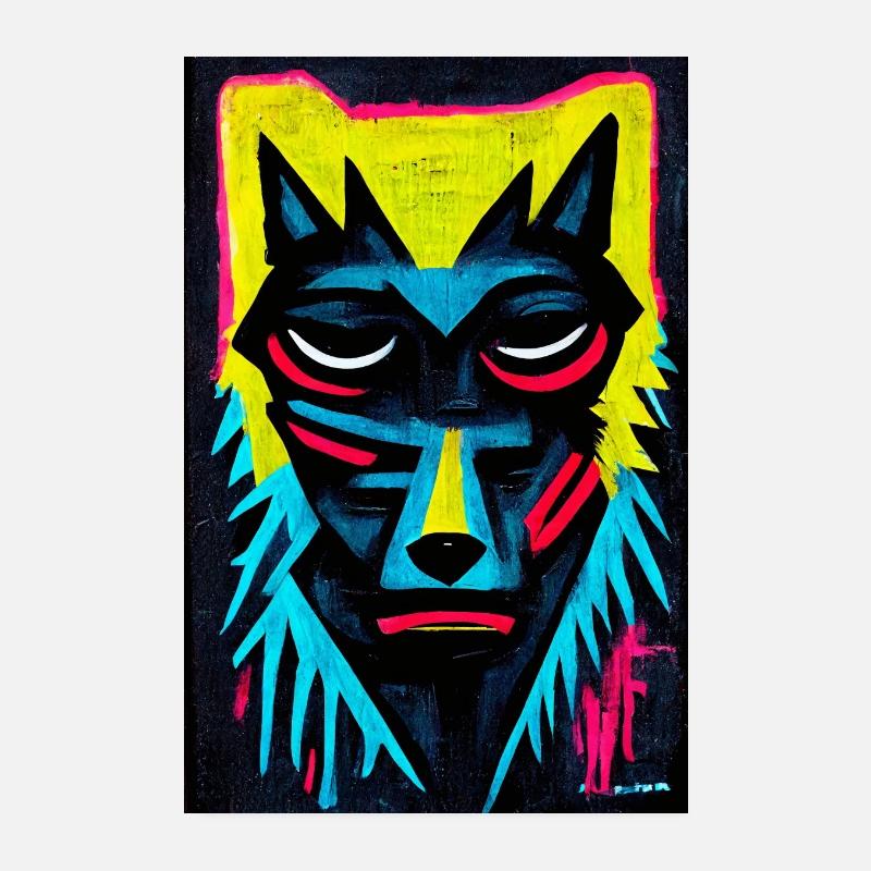 The Wolf Poster 20x30 cm