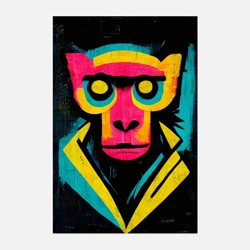 The Monkey Poster 20x30 cm