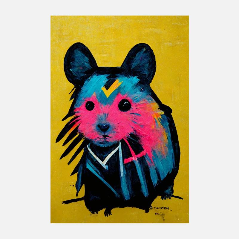 Le Hamster Poster 20 x 30 cm
