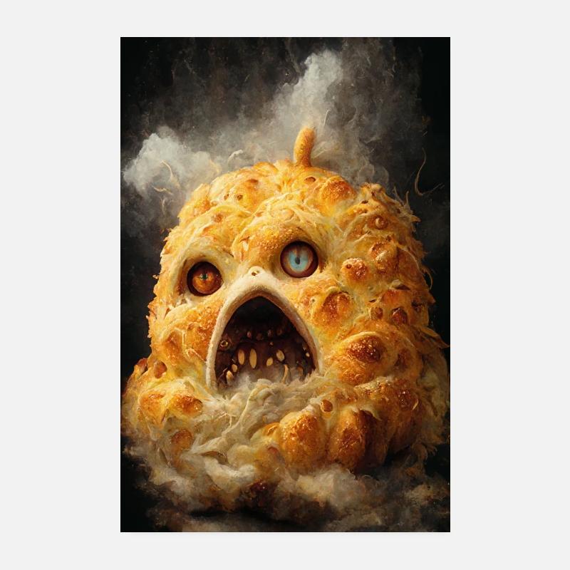 Fromage Knobibrot Monster Poster 20 x 30 cm