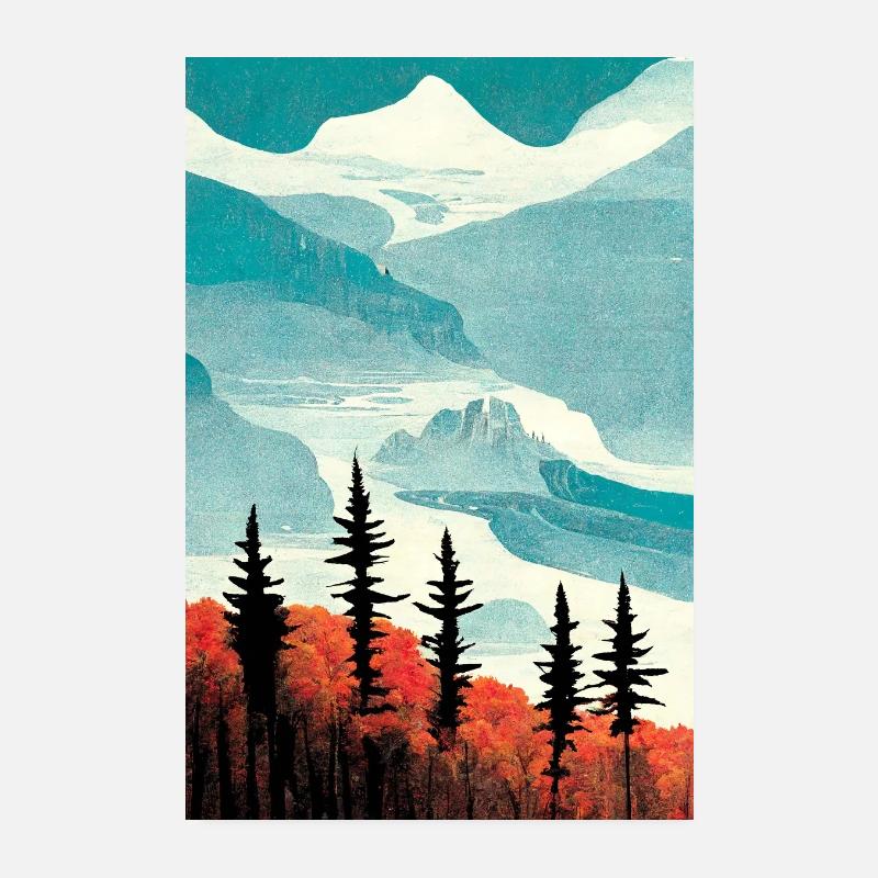 Nature du Canada Poster 20 x 30 cm