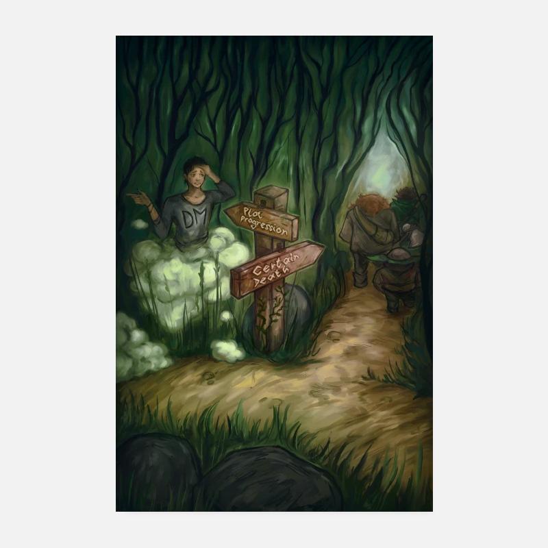 Affiche de jeu de rôle - The Wrong Way Poster 20 x 30 cm