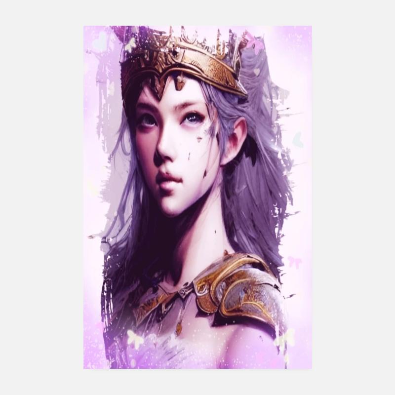 Valkyrie Amazon Warrior Fine Art Poster Poster 8" x 12" (20x30 cm)