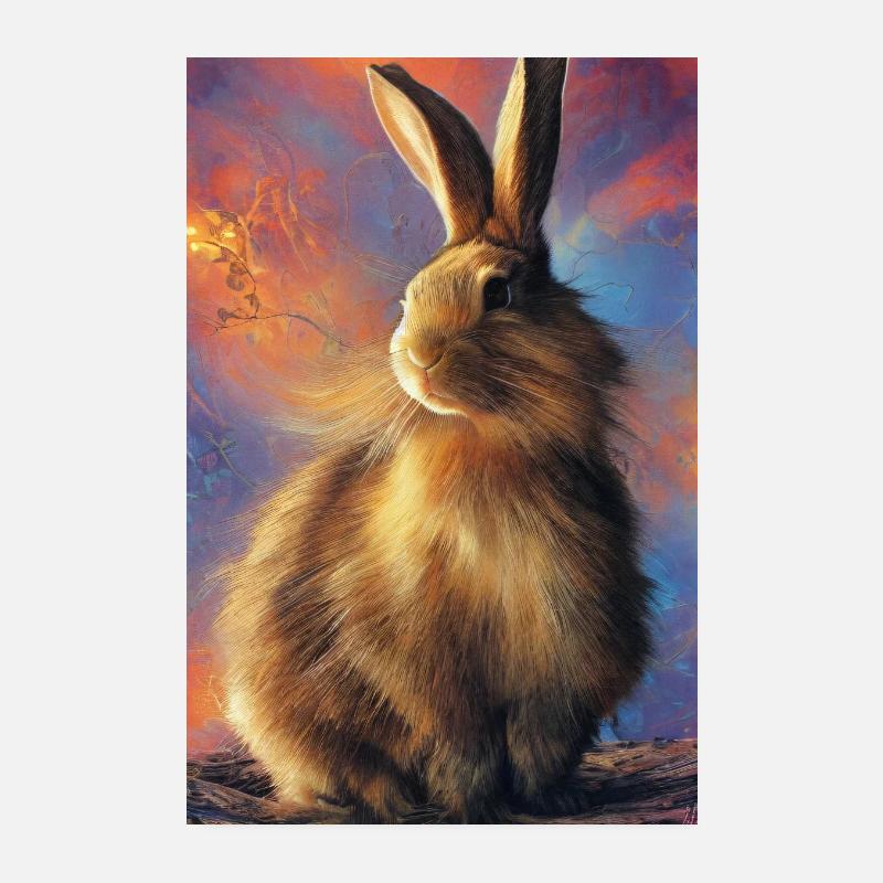 Lapin magique Poster 20 x 30 cm