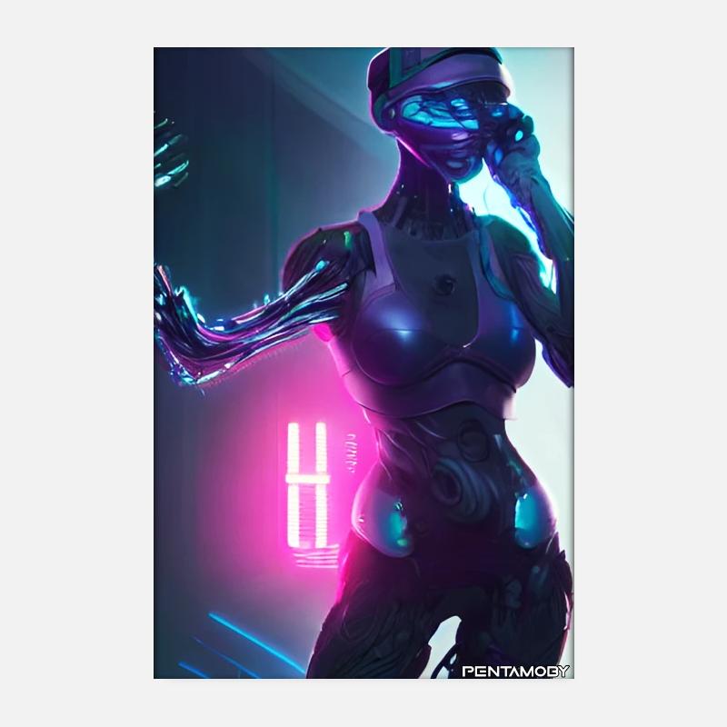 Roboter Zukunft Wissenschaft Sci-Fi Maschine Poster 20x30 cm